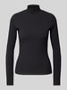 HUGO Longsleeve mit Stehkragen Modell 'Driza' Black