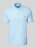 Lacoste Regular fit poloshirt met labeldetail Lichtblauw