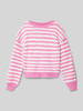 Only Gebreide pullover met ronde hals  Felroze