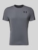 Under Armour T-shirt met geribde ronde hals Grafiet