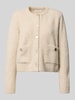 Rich & Royal Strickjacke mit Knopfleiste Sand