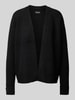 Pieces Regular Fit Cardigan mit Wollanteil in Melange Modell 'ELLEN' Black