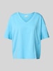 Tom Tailor Denim Boxy Fit T-Shirt aus reiner Baumwolle Hellblau