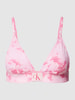 Calvin Klein Underwear Bikinibovenstukje met all-over motief Koraal