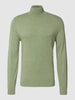 MCNEAL Longsleeve mit geripptem Rollkragen Mint meliert
