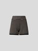 Lisa Yang Shorts aus Kaschmir Schwarz