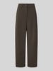 CAMBIO Barrel Leg Hose mit Viskose-Anteil Schlamm