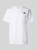 The North Face T-Shirt mit Label-Print Weiss