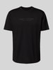 ARMANI EXCHANGE T-shirt z nadrukiem z logo Czarny