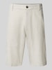 Tom Tailor Denim Relaxed Fit Chinoshorts aus Leinen-Baumwoll-Mix Beige