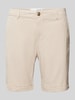 SELECTED HOMME Slim Fit Bermudas in unifarbenem Design Modell 'LUTON' Sand