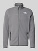 The North Face Sweatjack met opstaande kraag Lichtgrijs