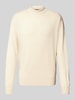 Scotch & Soda Strickpullover mit Stehkragen Beige