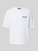 Dsquared2 Ready to Wear Relaxed Fit T-Shirt aus reiner Baumwolle mit Logo-Stickerei Weiss