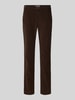 Brax Spodnie materiałowe z wpuszczanymi kieszeniami model ‘MARY’ Czekoladowy