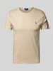 Polo Ralph Lauren T-Shirt mit Label-Stitching Sand