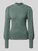 Only Regular Fit Strickpullover aus Viskose-Mix Modell 'KATIA' Schilf