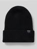 Barts Beanie mit Label-Detail Modell 'KINABALU' Black