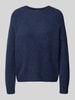 Weekend Max Mara Relaxed Fit Strickpullover aus Alpaka-Mix Modell 'GHIACCI' Marine