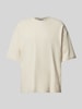 REVIEW T-Shirt mit Strukturmuster Ecru