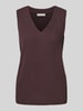Christian Berg Woman Top bluzkowy z fakturowanym wzorem Antracytowy