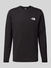The North Face Longsleeve mit Label-Print Black