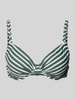 VENICE BEACH Bikini-Oberteil mit vorgeformten Cups Modell 'Summer' Oliv