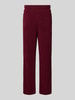 PEGADOR Wide Fit Sweatpants mit Label-Detail Modell 'Mezzano' Bordeaux