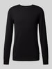 Matinique Pullover mit Label-Detail Modell 'Jones' Black