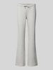 REVIEW Flared Sweatpants aus reiner Baumwolle Hellgrau Melange