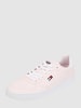 Tommy Jeans Sneaker in Leder-Optik  Hellrosa