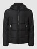 Tom Tailor Denim Steppjacke mit abnehmbarer Kapuze Schwarz