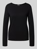 s.Oliver RED LABEL Regular Fit Strickpullover aus Baumwoll-Viskose-Mix Black