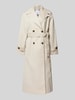 Mango Trenchcoat mit Bindegürtel Modell 'ANGELA' Offwhite