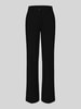 TONI Regular fit wijdte broek met viscosemodel model 'Jenny Wide' Zwart