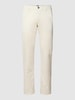 BOSS Orange Slim fit chino met labeldetail, model 'Schino' Kit