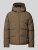 Jack & Jones Steppjacke mit Stehkragen Modell 'WORLD' Taupe