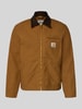 Carhartt Work In Progress Jacke mit Label-Detail Modell 'Detroit' Cognac
