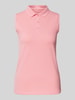 Christian Berg Woman Tanktop met polokraag Felroze