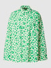 Repeat Overhemdblouse met all-over motief Groen