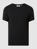 Casual Friday Slim Fit T-Shirt mit Stretch-Anteil Modell 'David' Black