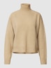 Drykorn Strickpullover aus reiner Schurwolle Modell 'LYZIMA' Camel meliert