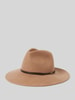 Barbour Kapelusz wełniany z opaską model ‘FEDORA’ Camel