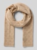 BOSS Schal mit Logo-Muster Modell 'Orald' Beige