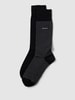 BOSS Socken mit Label-Detail im 2er-Pack Black