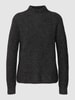 Joseph Janard Strickpullover mit Stehkragen Modell 'STR RH RIPP GROB' Anthrazit