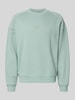 HUGO Regular Fit Sweatshirt aus reiner Baumwolle Modell 'DELASTCREW' Mint