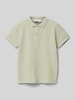 Mango Regular Fit Poloshirt mit Label-Stitching Modell 'javier' Ecru