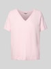 s.Oliver RED LABEL Regular Fit T-Shirt aus reiner Baumwolle Rosa