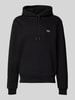 Lacoste Hoodie mit Logo-Stitching Black